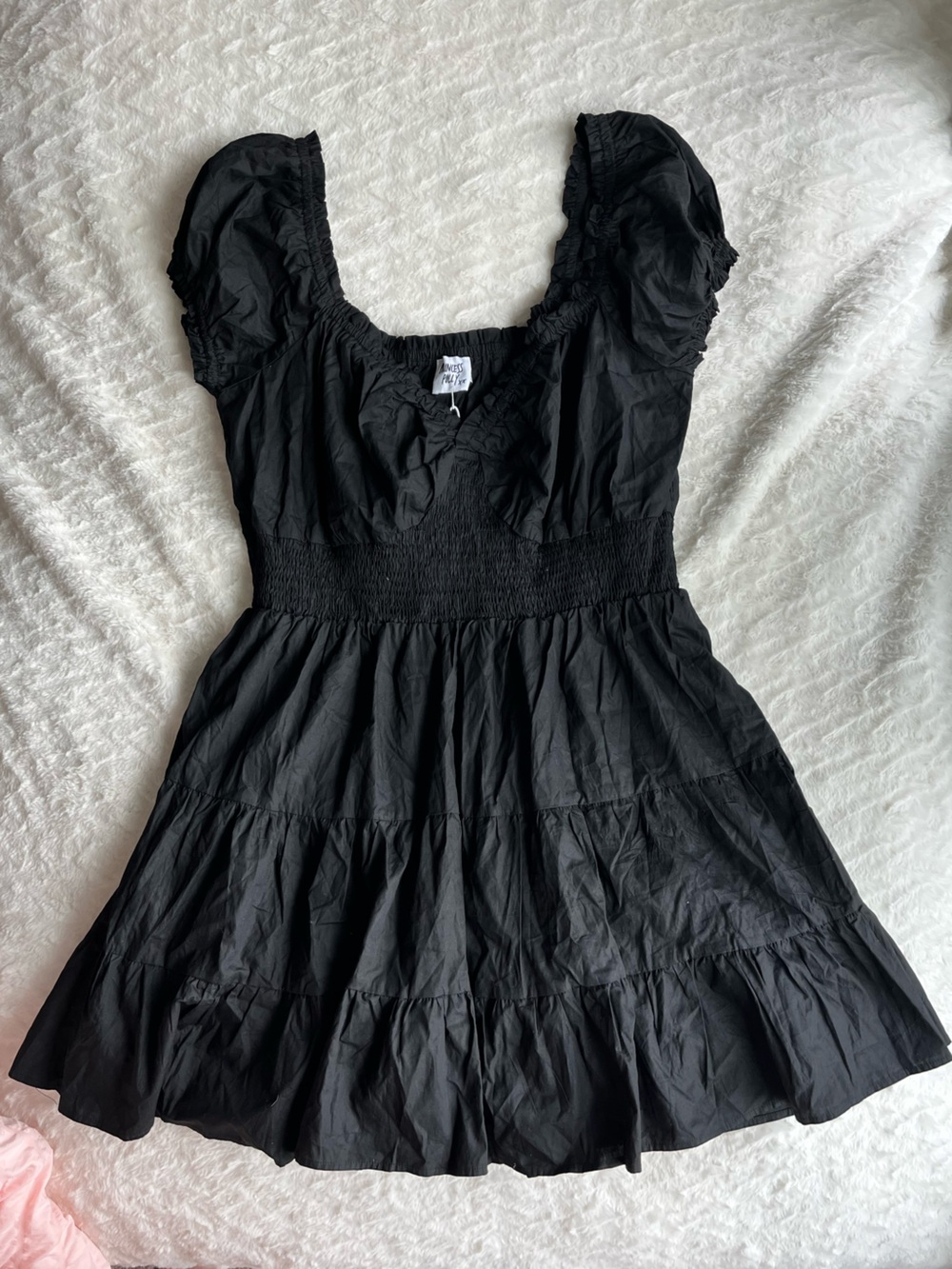 Princess Polly Daniela Mini dress curve black